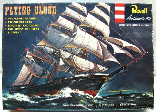 Revell 1/232 Flying Cloud with Sails - 'S' Issue, H344-298 plastic model kit